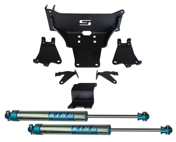 Dual Steering Stabilizer Kit | King - 23-24 F-250/350 4WD - No Lift Required Gallery