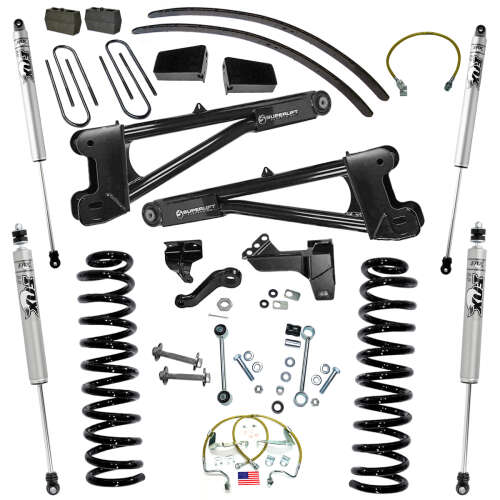 8in Ford Lift Kit - 05-07 F250/350 | w/Replacement Radius Arms Gallery 3