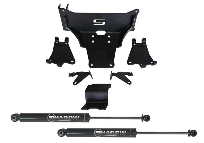 Dual Steering Stabilizer Kit | Superlift Shadow - 05-22 F-250/350 4WD - No Lift Required Gallery