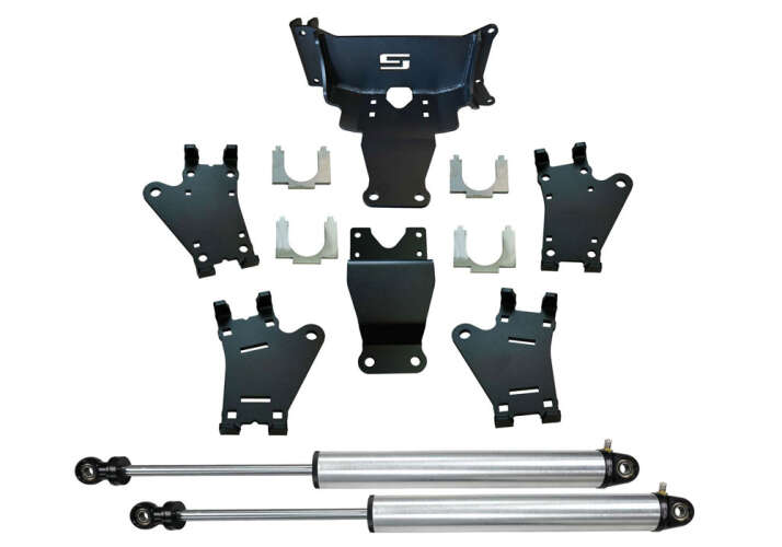 Dual Steering Stabilizer Kit | Radflo Cylinders - 17-24 F-450/550 4WD Gallery