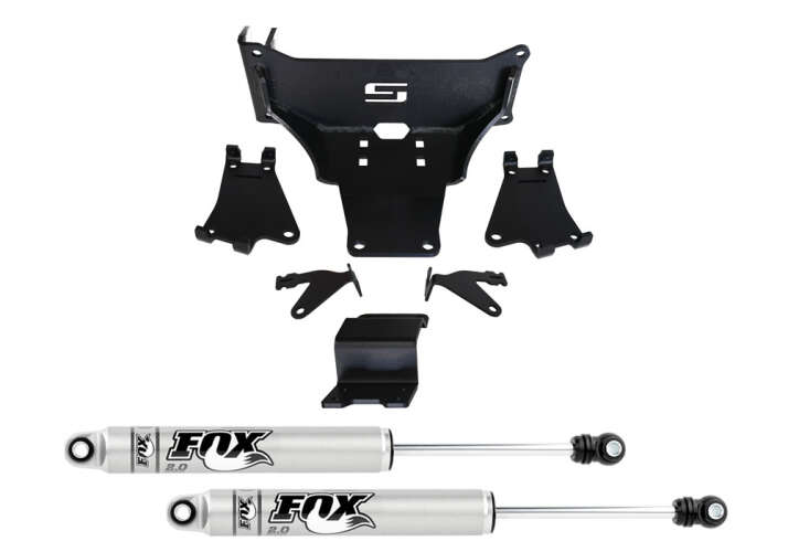 Dual Steering Stabilizer Kit | Fox 2.0 Cylinders - 17-24 F-450/550 4WD Gallery