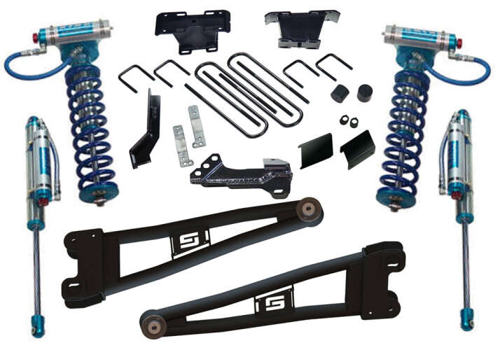 4in Ford Lift Kit | 2023-2024 F250/350 4WD Diesel w/ Replacement Radius Arms Gallery 4