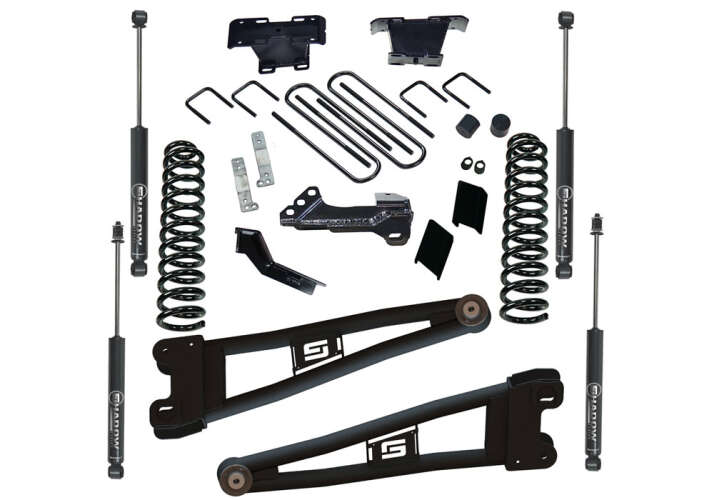 4in Ford Lift Kit | 2023-2024 F250/350 4WD Diesel w/ Replacement Radius Arms Gallery