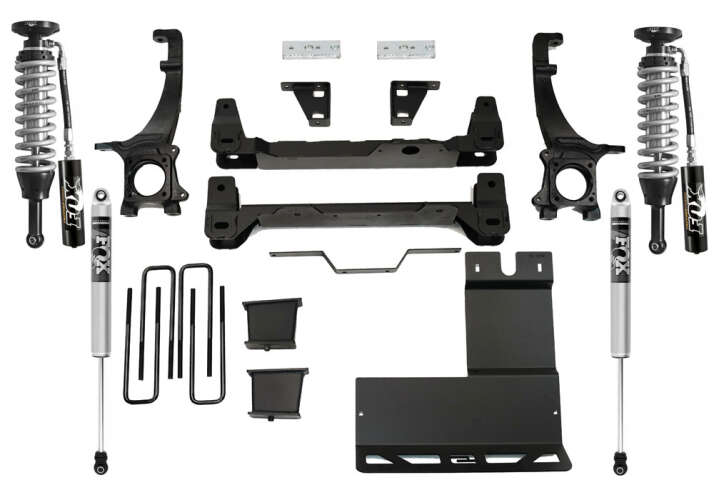 4.5in 16-23 Toyota Tacoma 2WD & 4WD Lift Kit w/ Fox Coilovers & Rear Shocks Gallery 1