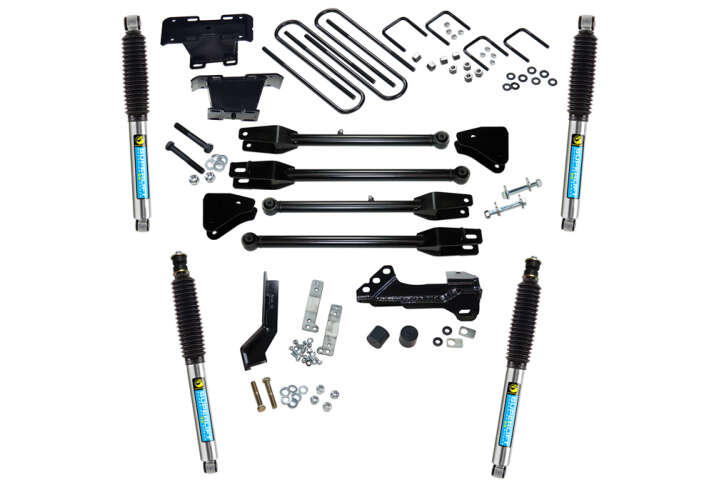 4in Ford Lift Kit | 4-Link Kit - Diesel Gallery 