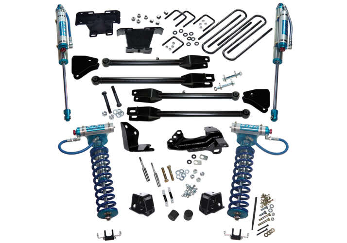 4in Ford Lift Kit | 4-Link Conversion & King Coilover Gallery