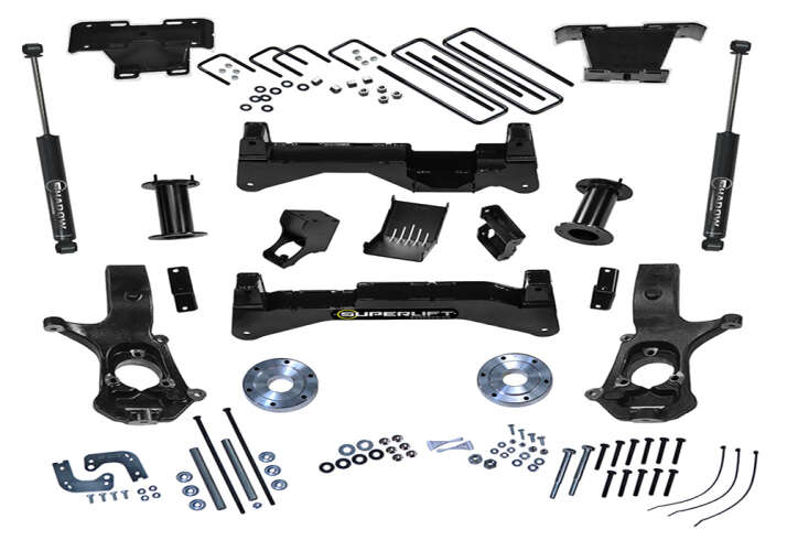 8in Chevy/GMC Lift Kit | Aluminum/Stamped Control Arms Gallery