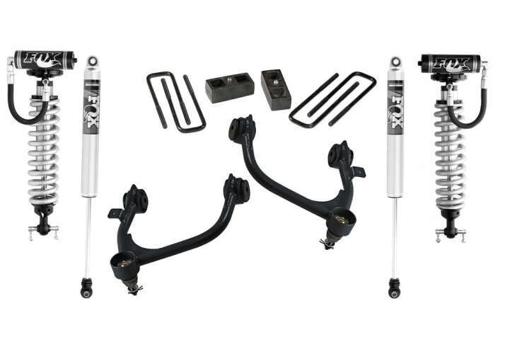 3in Lift Kit 2019 & Newer Chevy/GMC 1500 with Fox 2.0 Shocks