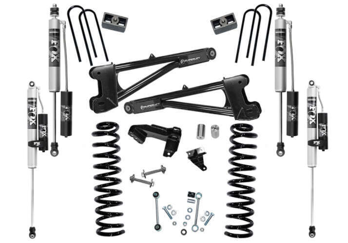 4in Ford Lift Kit | Diesel w/ Replacement Radius Arms Gallery 4