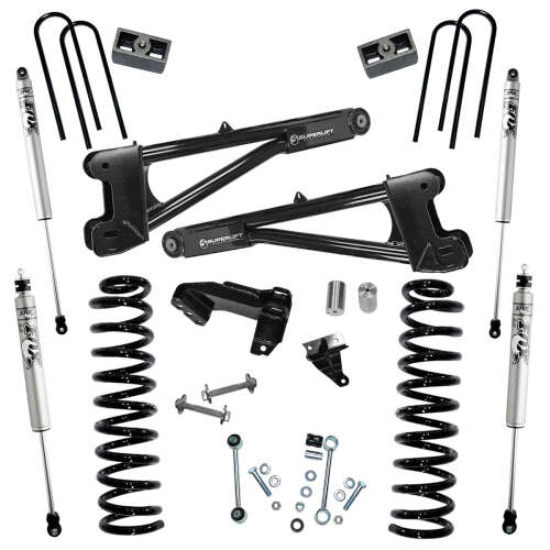 4in Ford Lift Kit | Diesel w/ Replacement Radius Arms Gallery 3