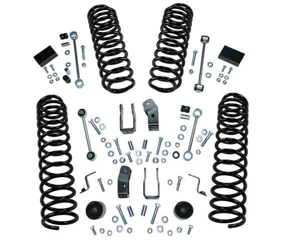 2.5 in Jeep Lift Kit | Wrangler JLU 4-door | with Shock Extensions, Shadow, Fox 2.0, Fox 2.0 Reservoir, or King 2.0 Shocks Gallery