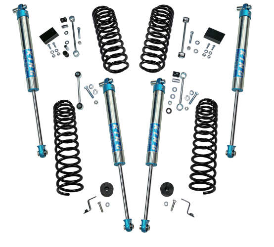 2.5 in Jeep Lift Kit | Wrangler JLU 4-door | with Shock Extensions, Shadow, Fox 2.0, Fox 2.0 Reservoir, or King 2.0 Shocks Gallery 3