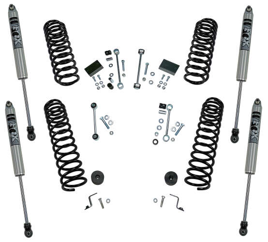 2.5 in Jeep Lift Kit | Wrangler JL 2-door | with Shock Extensions, Shadow, Fox 2.0, Fox 2.0 Reservoir, or King 2.0 Shocks Gallery 3